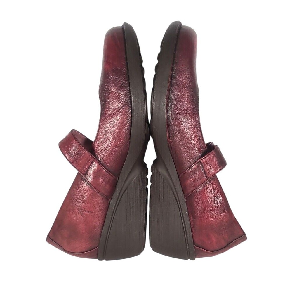 Dansko Adelle Pumps Size EU 40 Brown Mary Janes Wedges Chocolate Cherry US 9.5 - Picture 8 of 12